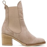 Porronet Škornji BOTINES DE TACÓN ARENA CON ELÁSTICOS ELOISE Bež | Shoptok.si