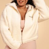 BeastPink ženska jakna Hoodie Bliss Ivory