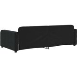  Raztegljiva postelja črna 90x190 cm žamet | Shoptok.si