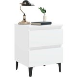 vidaXL Noćni ormarići 2 kom Bijela 40x35x50 cm | shoptok.hr