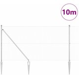  Zavareno žičano ograđivanje s bodljama 10 x 1 m Pocinčani čelik | shoptok.hr
