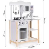  Lesena otroška kuhinja z dodatki Ecotoys | Shoptok.si