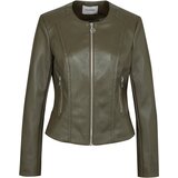 Orsay Khaki women's faux leather jacket - Women's | shoptok.hr