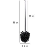 Wenko Zamjenska WC četka od nehrđajućeg čelika 4 kom u sjajno srebrnoj boji Ø8cm – | shoptok.hr