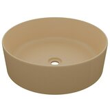 RAK Ceramics Feeling Nasadni umivaonik (Promjer: 42 cm, Bez posebne glazure, Rupa za slavinu: Nema, bez izljeva, Cappuccino, Mat) | shoptok.hr