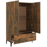  Komoda boja dimljenog hrasta 70 x 31 x 115 cm konstruirano drvo | shoptok.hr