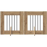  Vrata za pse s postoljem 2 pcs Hrast artisan 60 x 60 cm | shoptok.hr