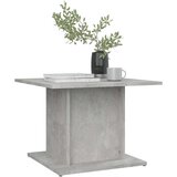 vidaXL Klubska mizica betonsko siva 55,5x55,5x40 cm iverna plošča | Shoptok.si