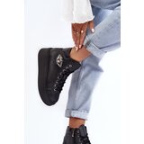 Boto Women's High Zip Sneakers Lemar Black Katerin | Shoptok.si