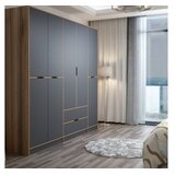 Hanah home Garderoba Elina Antracit-Bež | Eponuda.ba