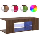 TV ormarić s LED svjetlima boja smeđeg hrasta 90 x 39 x 30 cm | shoptok.hr