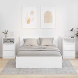  Noćni ormarići 2 pcs Visoki sjaj bijela 40 x 30 x 467 cm | shoptok.hr
