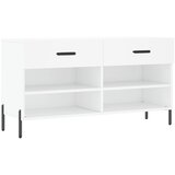Maison Chic Klop za čevlje - Sedež za čevlje bela 102x35x55 cm inženirski les, (21778197) Cene