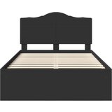  Okvir za krevet Crna 120 x 200 cm Čvrsto borovo drvo | shoptok.hr