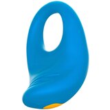 ROMP Juke - punjivi, vodootporni, vibrirajući prsten za penis (plavi) | shoptok.hr