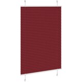 vidaXL Plisirana roleta Bordeaux crvena 100x150 cm Širina tkanine | shoptok.hr
