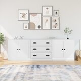  Komoda 3 kosi bel inženirski les | Shoptok.si