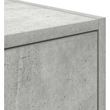 TV ormarić boja betona 80x31x25,5 cm od konstruiranog drva | shoptok.hr