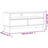 TV ormarić FLAM 110 x 40 x 50 cm od masivne borovine | shoptok.hr