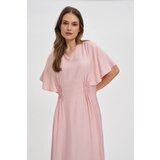 Marisse Pink Midi Dress | Shoptok.si