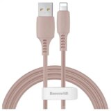 Baseus podatkovni kabel CALDC-04 Lightning na USB 2,4A QC - 1,2m roza | Shoptok.si