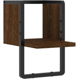 Maison Chic Stenska polica - Viseča Polica s prečko rjavi hrast 20x25x30 cm, (21793407) Cene