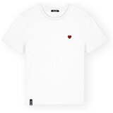 Organic Monkey Majice & Polo majice Pixel Heart T-Shirt - White Bela | Shoptok.si