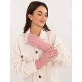 Wool Fashion Italia Gloves-AT-RK-23901.22-light pink | Shoptok.si