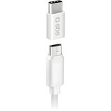Sbs Adapter Micro USB na USB-C – Bela | Shoptok.si