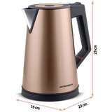  Električno kuhalo 1,7l Berdsen BD-708 bakreni | shoptok.hr
