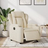 Maison Chic Električni naslanjač - Relax naslanjač krem tkanina, (22061147) | Shoptok.si