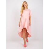 RUE PARIS Dress-RV-SK-R4889.09-Salmon | shoptok.hr