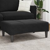 vidaXL Stolček za noge črn 77x55x31 cm žamet Cene