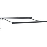 vidaXL Ročna Retraktibilna Tenda Rumena in Oranžna 300x250 cm | Shoptok.si