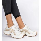 D/CEO marka niezdefiniowana Beige women's sneakers on a massive sole Enos | Shoptok.si