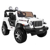  Licencirani auto na akumulator Jeep Wrangler Rubicon 4x4 - bijeli | shoptok.hr