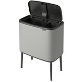 Brabantia Bo Touch Bin 3x11 litrov s tremi vložki iz umetne mase - Mineral Concrete Grey | Shoptok.si