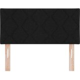 vidaXL Naslon za glavu Dizajn dijamantskih blokova Crna 90 cm Tkanina | shoptok.hr