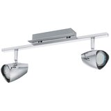 Eglo Corbera reflektor/2, led, gu10, 2x3w, 2x240lm, krom | shoptok.hr