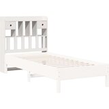  Vzglavje s predelki bela 75 cm trdna borovina, (21532741) | Shoptok.si