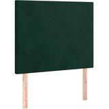 Box spring krevet s madracem tamnozeleni 100x200 cm baršunasti | shoptok.hr