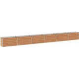  Povišeni vrtni krevet Drvena smeđa 600 x 40 x 55 cm | shoptok.hr
