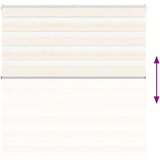vidaXL Zebra senčilo bež marmor 150x100 cm tkanina širina 145,9 cm | Shoptok.si