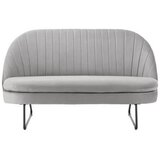 Bessagi Home Dvosed Luigi, Svetlo Siva, Žamet | Shoptok.si