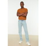 Trendyol Blue Men's Regular Fit Jeans Cene