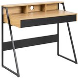  Pisalnik kovina, leseni material črna, divji hrast | Shoptok.si