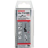 Bosch List ubodne testere za ivericu i drvo sa kontra zubima Bosch T 101 BR Clean for Wood - pakovanje 25 komada - 2608633623 | ePonuda.com