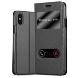 Cadorabo Ohišje, združljivo z Apple iPhone X / XS v črni komet - Zaščitni ovitek z magnetnim zapiranjem, stoječo funkcijo in 2 okencema za gledanje, (20558469) Cene