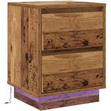  Noćni ormar s ladicama 2 pcs Staro drvo 39 x 34,5 x 50 cm | Eponuda.com