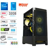 MEGA Računalnik MT S8 i7-12700K/RTX5060Ti/32GB/1TB/750W/Brez OS/črna RGB + Estetski napajalni kabli [Rumena / Črna], (5000264697) | Shoptok.si